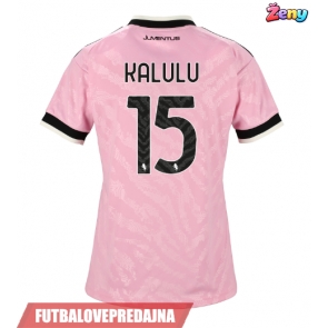 Lacne Ženy Futbalové dres Juventus Pierre Kalulu #15 2026-27 Krátky Rukáv - Preč